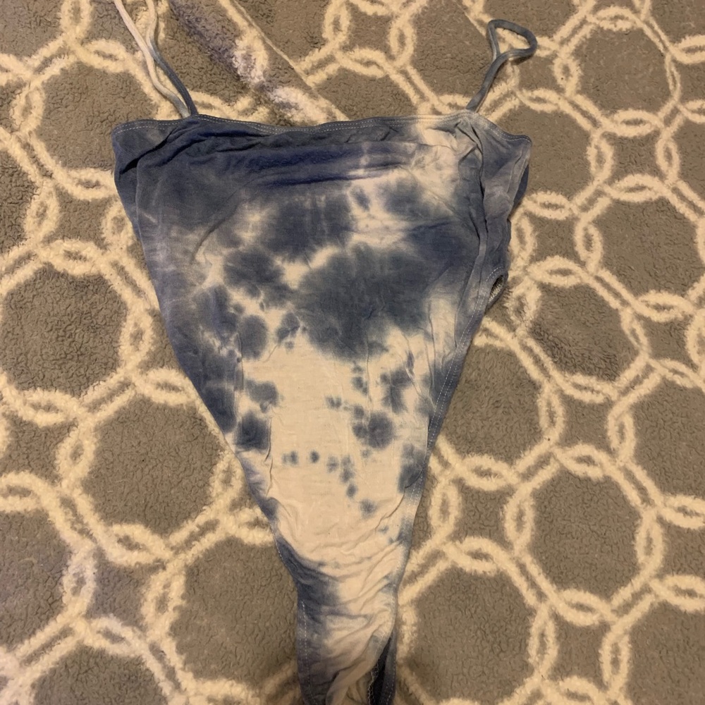 Fashion Nova NWOT tie dye bodysuit